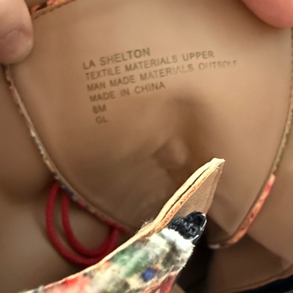 Aerosoles Aware x Laura Ashley Shelton Quilted Combat Boot Red Velvet Floral - Picture 8 of 9